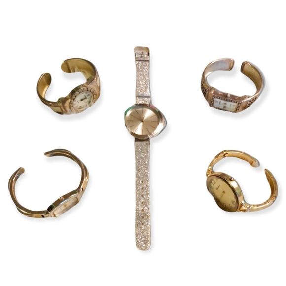 5 Geneva Ladies Watches Need Batteries - Picture 1 of 16